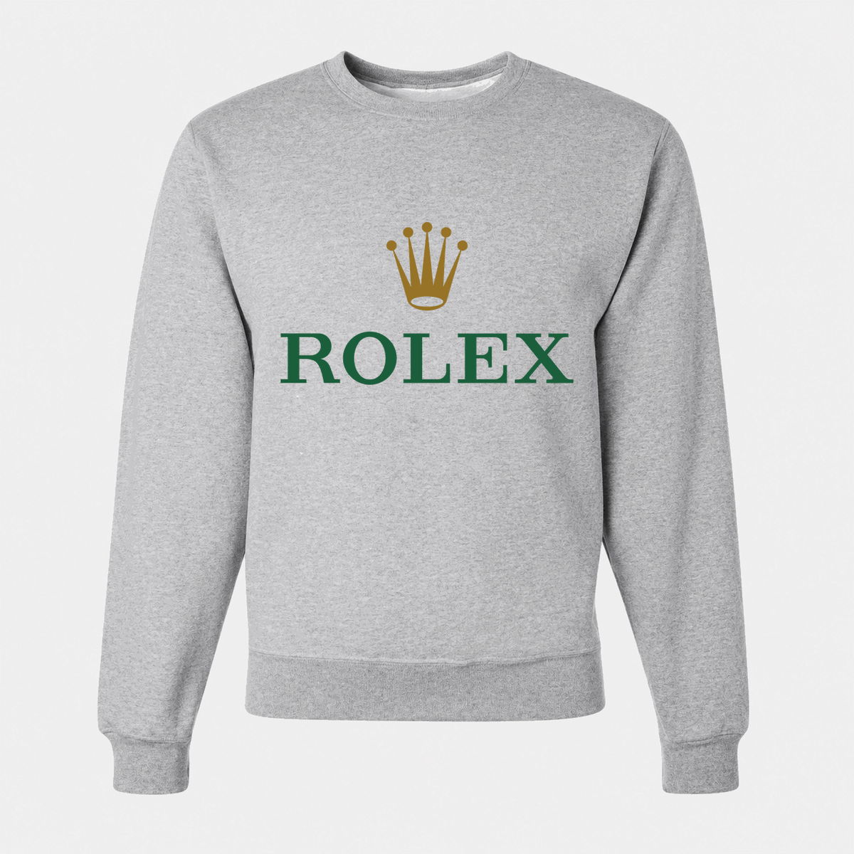 Men's Rolex Crewneck Sweatshirt - Gray