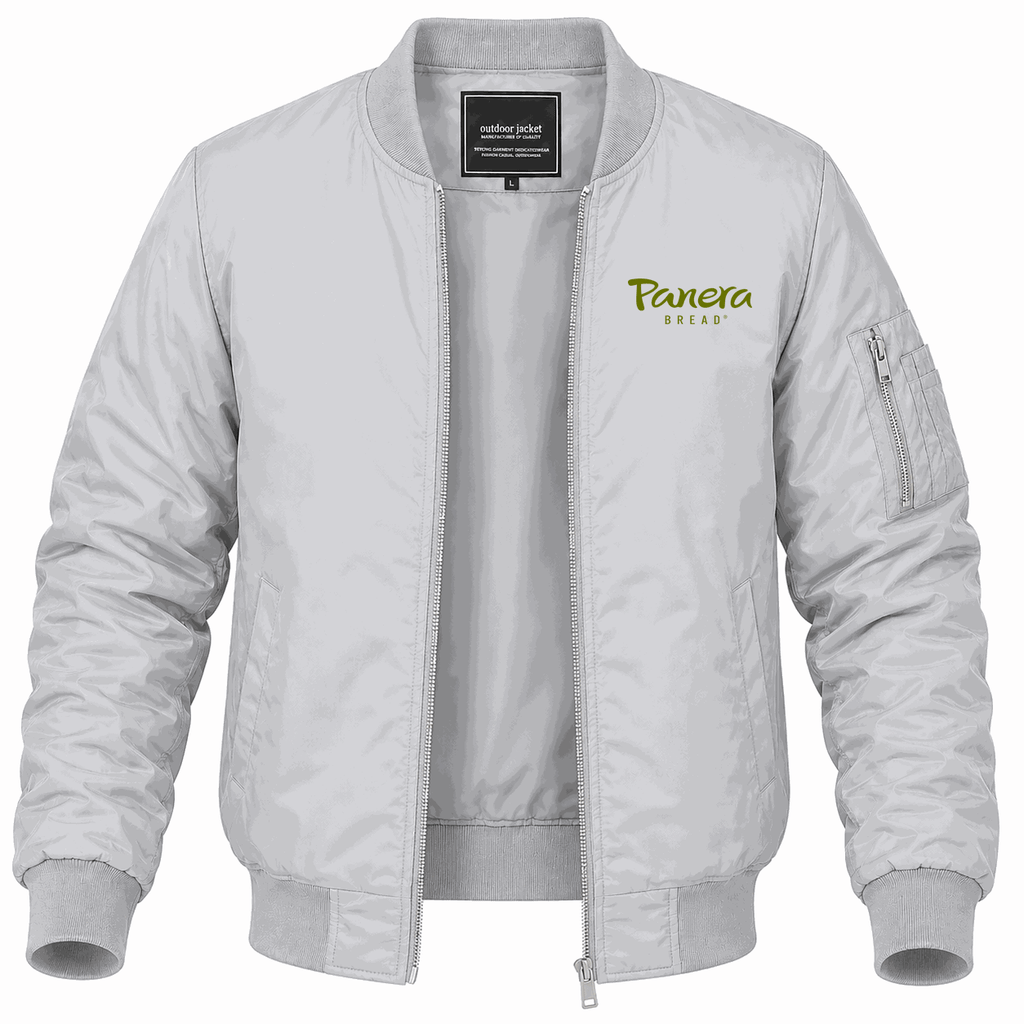 Men's Panera Bread Lightweight Bomber Jacket - Gray