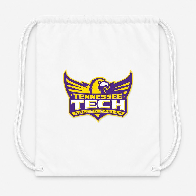 Tennessee Tech Golden Eagles Drawstring Bag - White