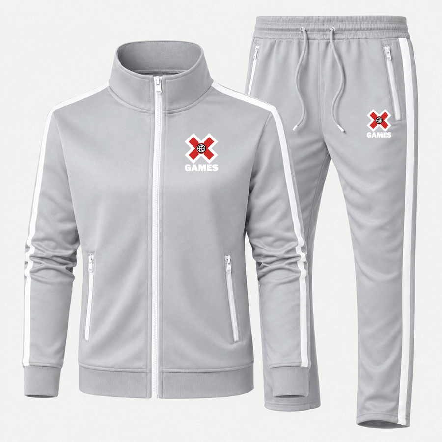 X Games .white tracksuit in Gray