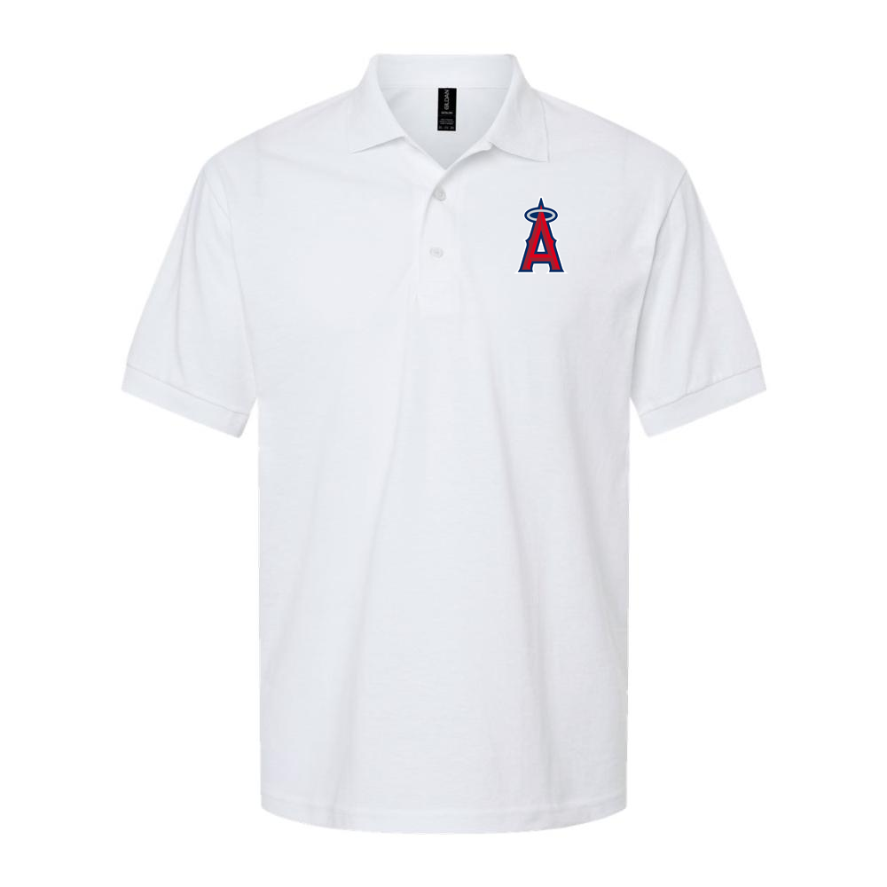 Men's Los Angeles Angels Dry Blend Polo - White
