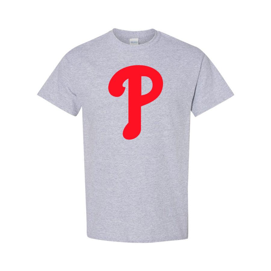 Men's Philadelphia Phillies Cotton T-Shirt - Gray