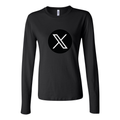 Women's Twitter X Long Sleeve T-Shirt - Black