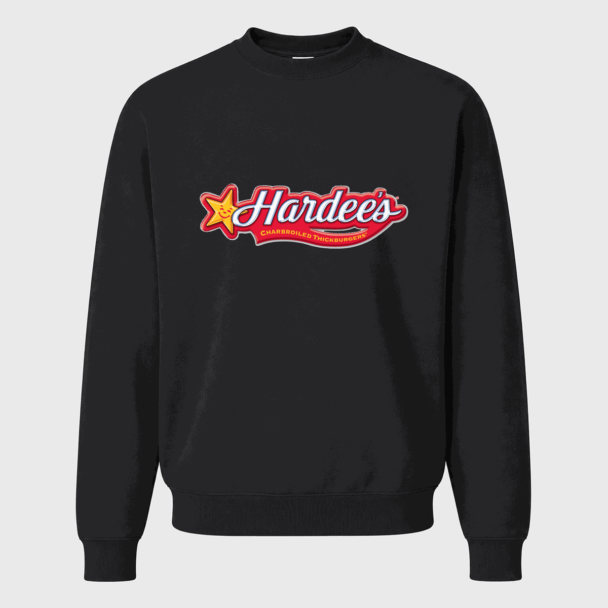 Men's Hardee's Crewneck Sweatshirt - Black