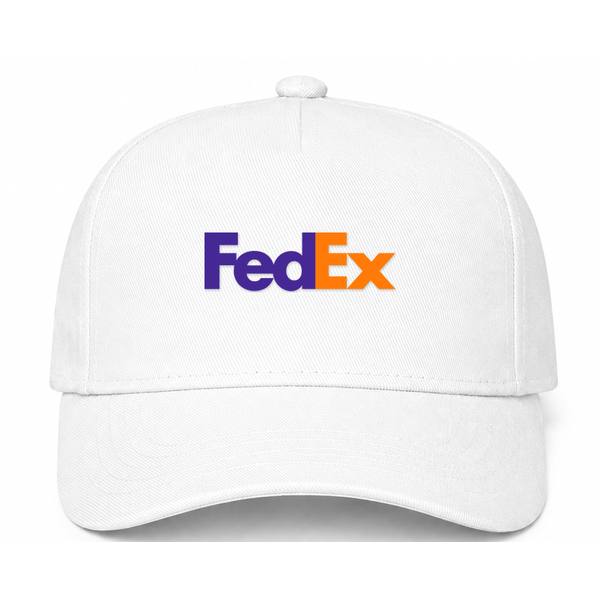 FedEx Logo White Dad Baseball Cap Hat