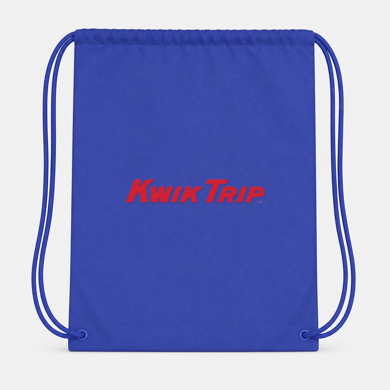 Kwik Trip Drawstring Bag - Blue