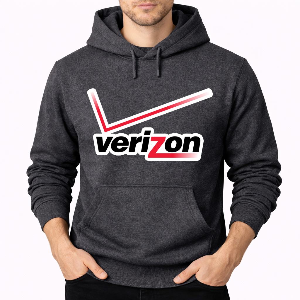 Men's Verizon Wireless Pullover Hoodie - Charcoal