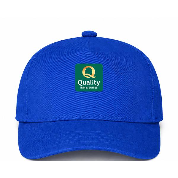 Quality Inn & Suites Logo Blue Dad Baseball Cap Hat