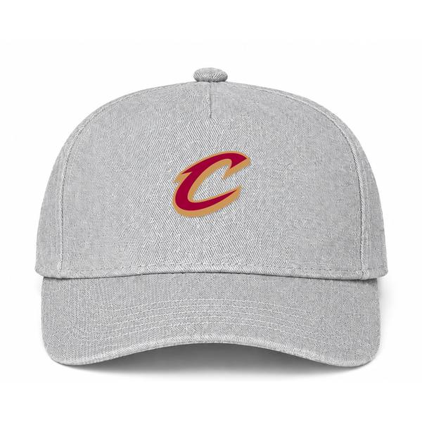 Cleveland Cavaliers NBA Logo Gray Dad Baseball Cap Hat