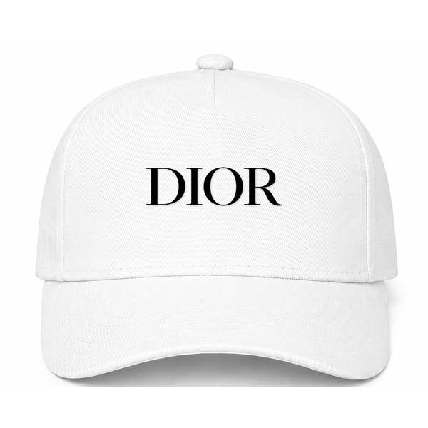 Dior Logo Version 2 White Dad Baseball Cap Hat