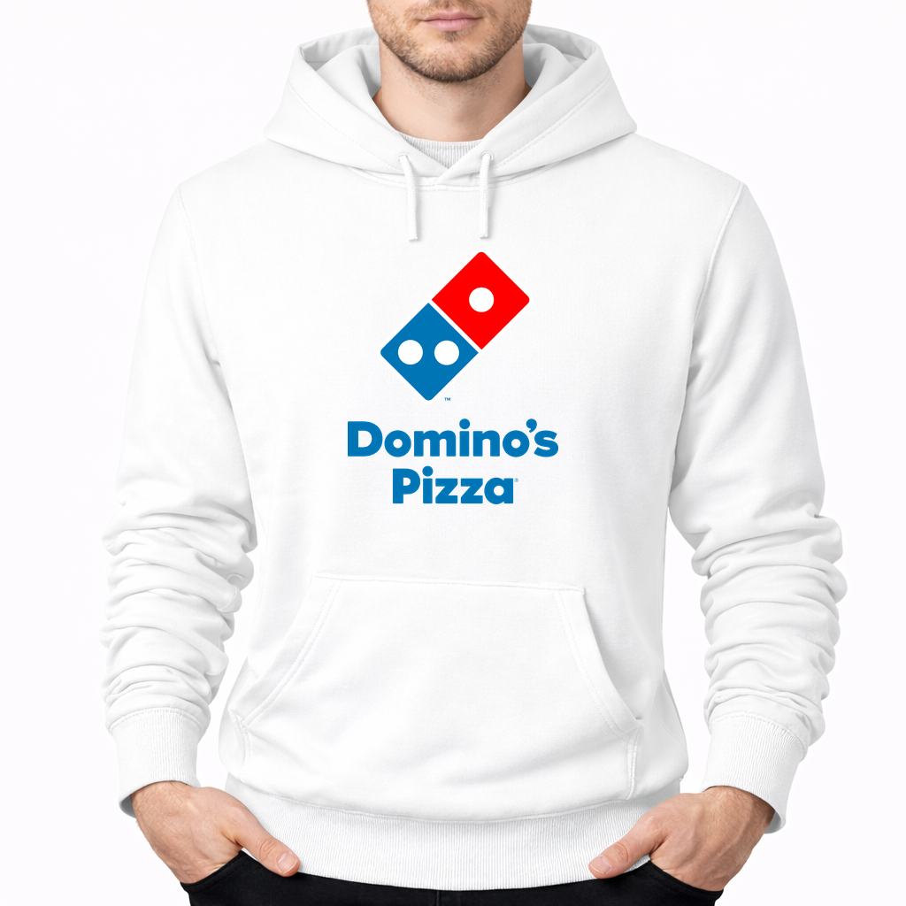 Men's Domino's Pizza Pullover Hoodie - White