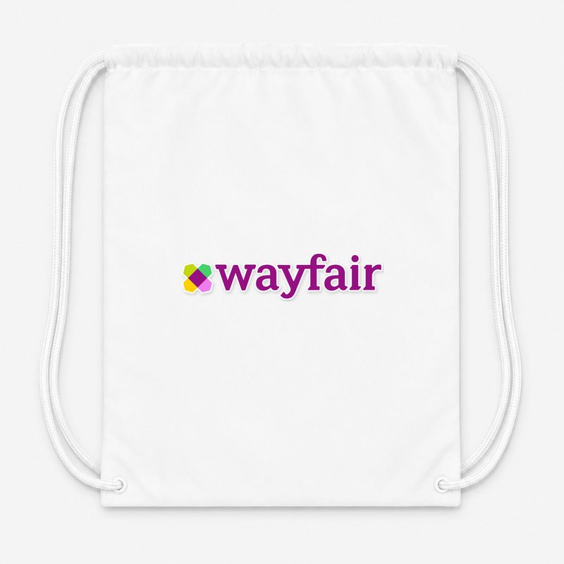 Wayfair Drawstring Bag - White