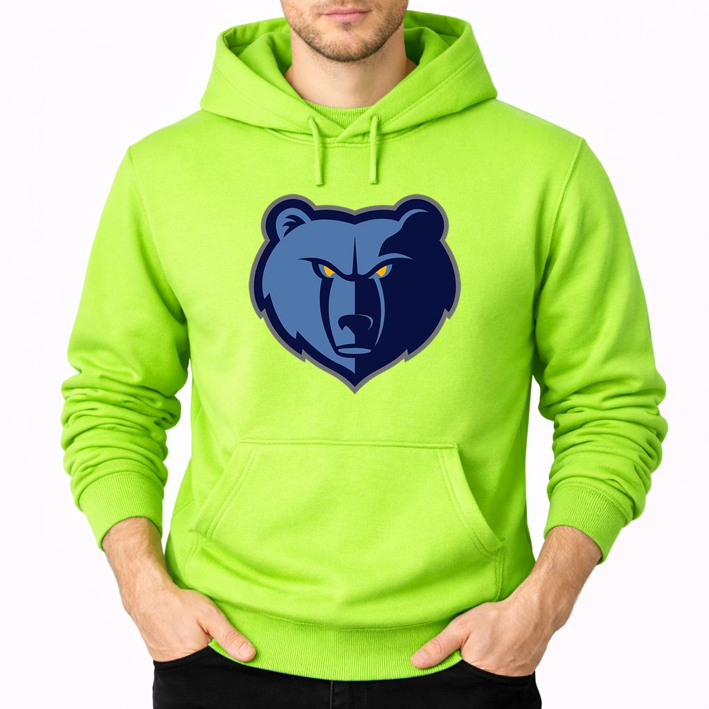 Men's Memphis Grizzlies Pullover Hoodie - Lime green