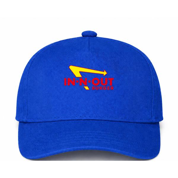 In-N-Out Burger Logo Blue Dad Baseball Cap Hat