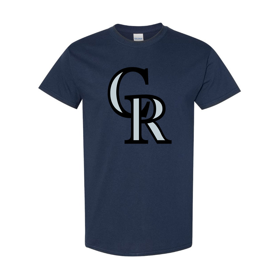 Men's Colorado Rockies Cotton T-Shirt - Navy