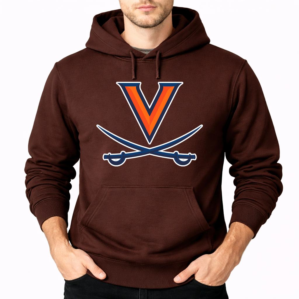 Men's Virginia Cavaliers Pullover Hoodie - Brown