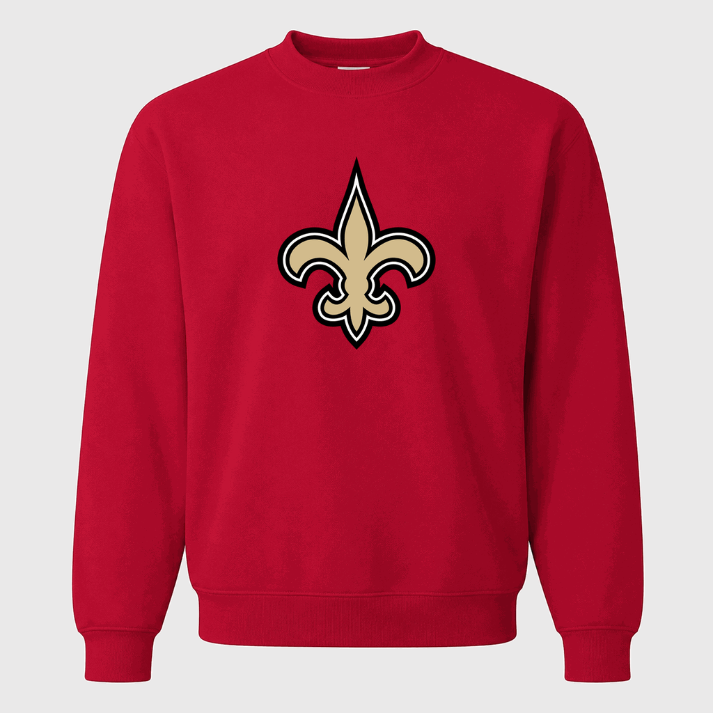Men's New Orleans Saints Crewneck Sweatshirt - Red