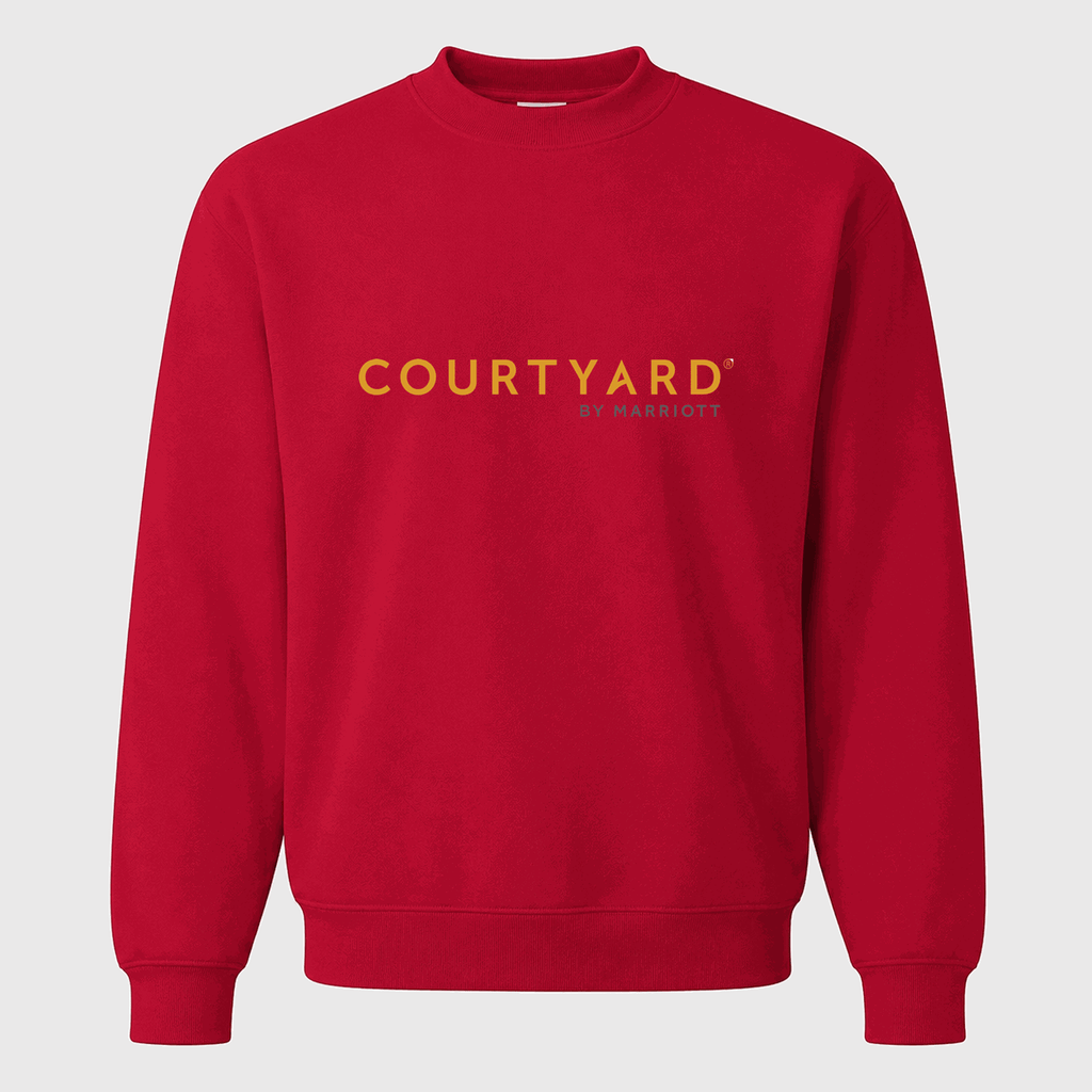Men's Courtyard Crewneck Sweatshirt - Red