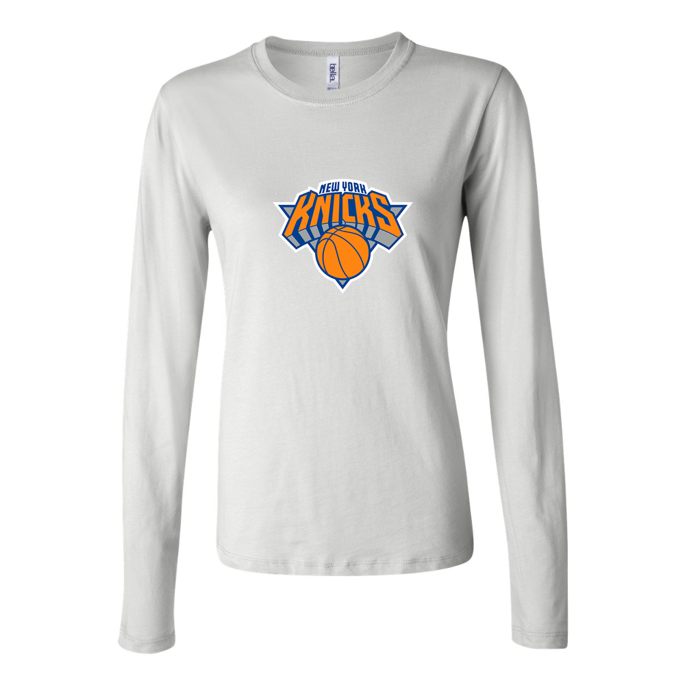 Women's New York Knicks Long Sleeve T-Shirt - White
