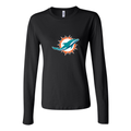 Women's Miami Dolphins Long Sleeve T-Shirt - Black