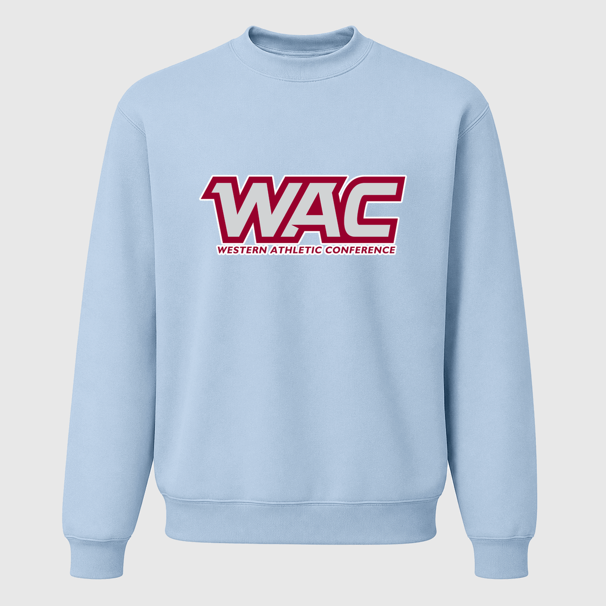 Men's Western Athletic Conference Crewneck Sweatshirt - Sky Blue
