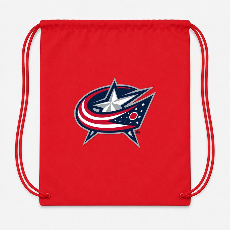 Columbus Blue Jackets Drawstring Bag - Red