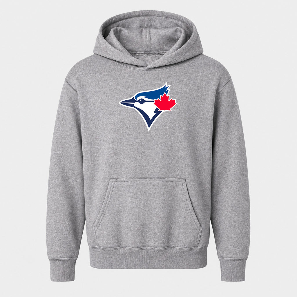 Youth Toronto Blue Jays Pullover Hoodie - Gray