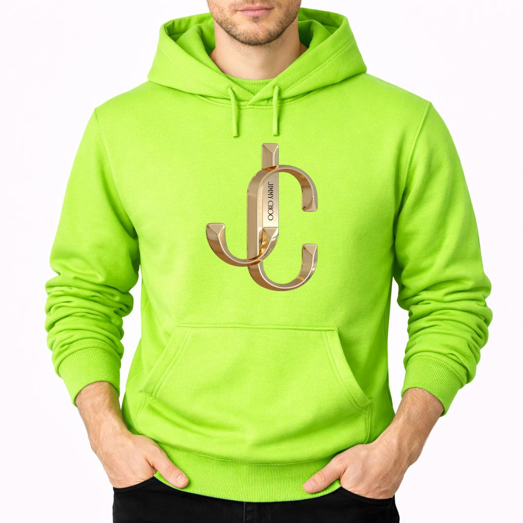Men's Jimmy Choo Pullover Hoodie - Lime green