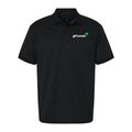Men's Girl Scouts White Logo Dry Blend Polo - Black