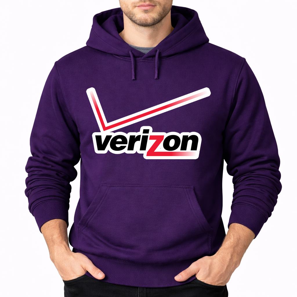 Men's Verizon Wireless Pullover Hoodie - Purple