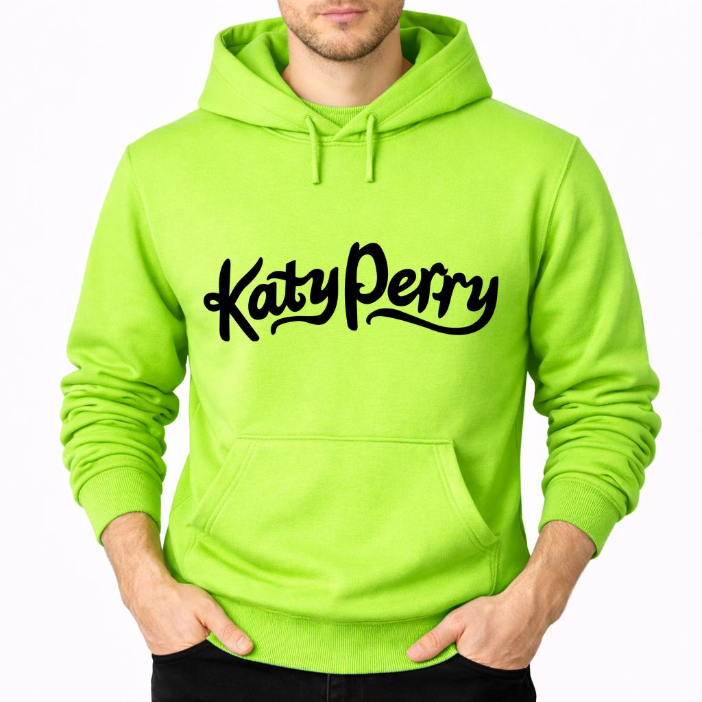 Men's Katy Perry Pullover Hoodie - Lime green