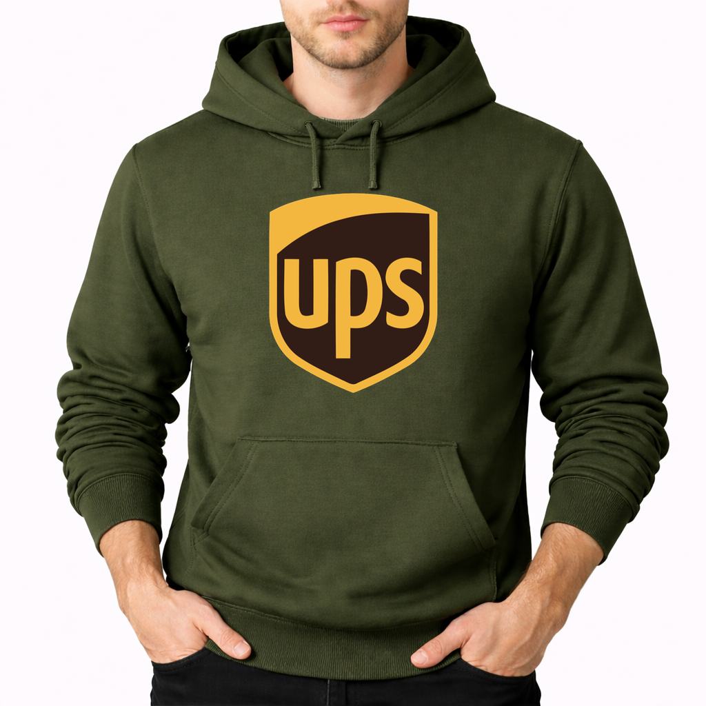 Men's UPS Pullover Hoodie - Army Green
