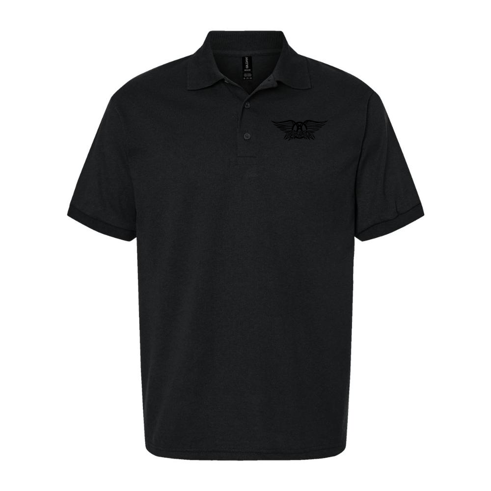 Men's Aerosmith Dry Blend Polo - Black