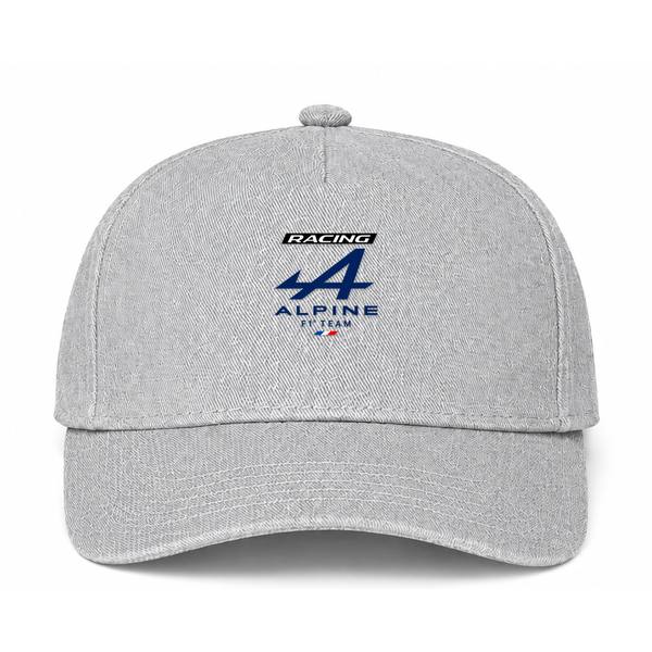 Alpine F1 Team Gray Dad Baseball Cap Hat