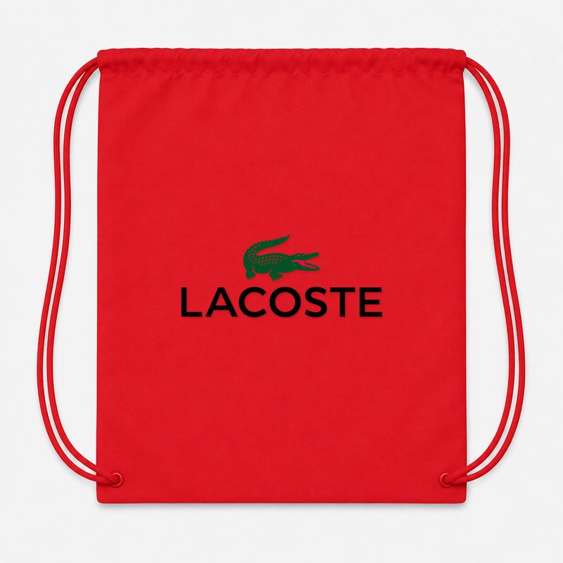 Lacoste Drawstring Bag - Red