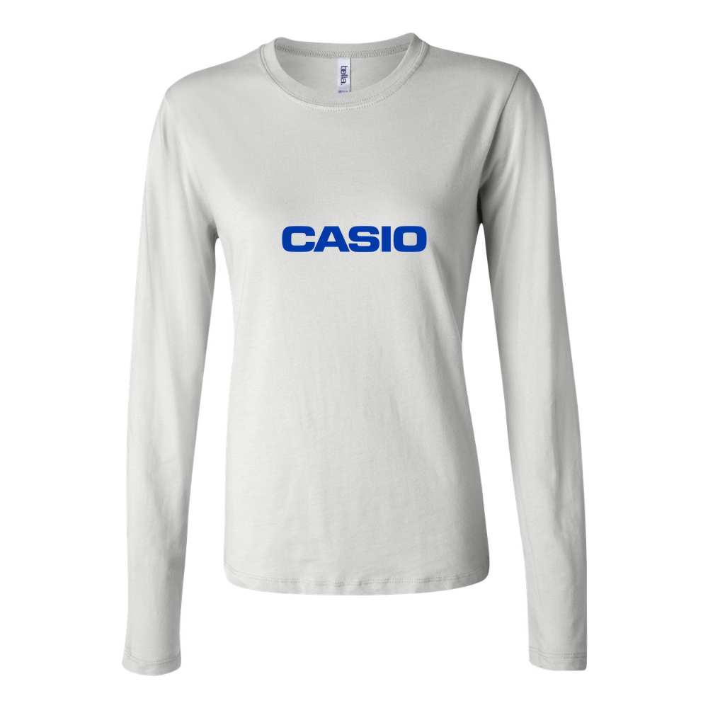 Women's Casio Long Sleeve T-Shirt - White
