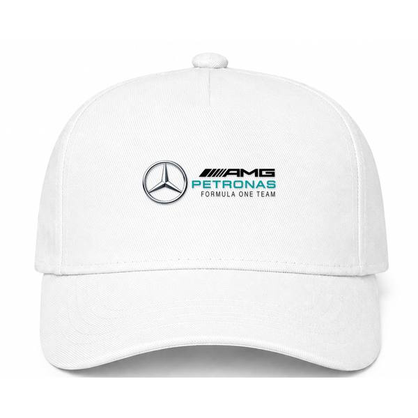 Mercedes AMG Petronas Formula One Team White Dad Baseball Cap Hat
