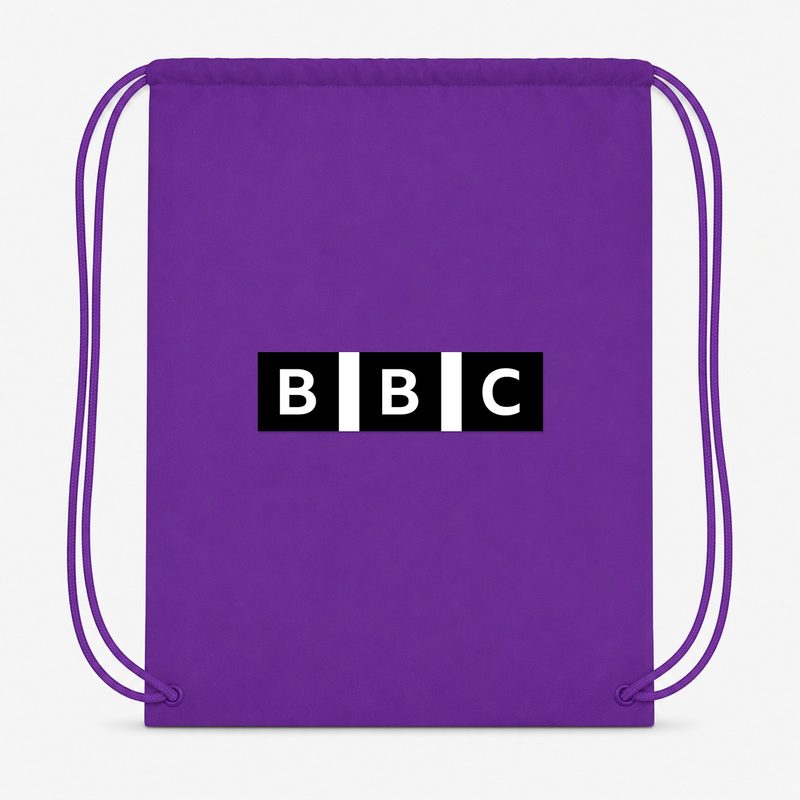 Bbc Drawstring Bag - Purple