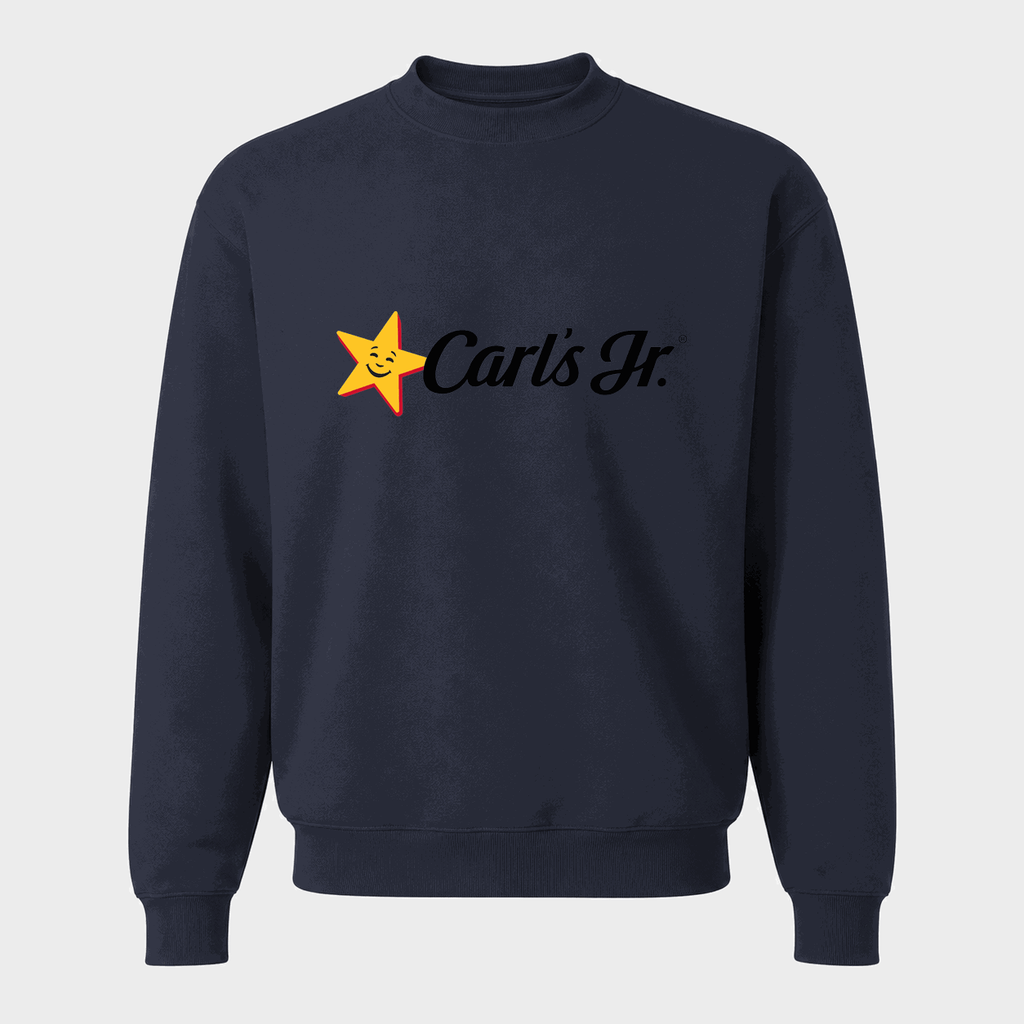 Men's Carl's Jr. Crewneck Sweatshirt - Navy