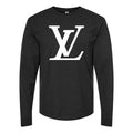 Men's Louis Vuitton white Long sleeves Cotton Blend T-Shirt - Black