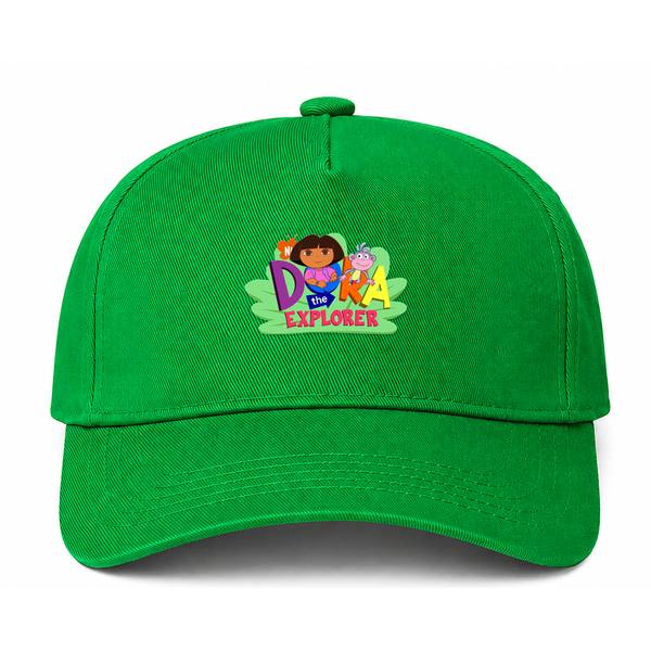 Dora the Explorer Logo Green Dad Baseball Cap Hat