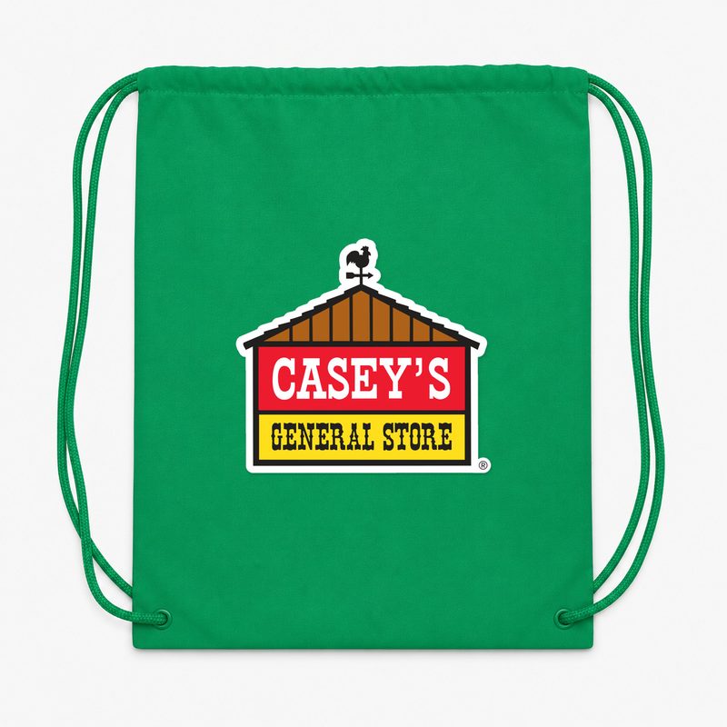 Caseys General Stores Drawstring Bag - Green