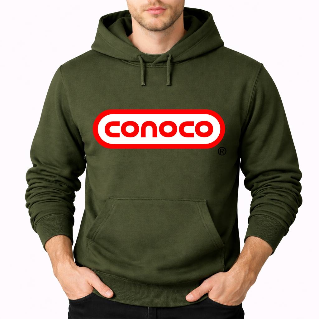Men's Conoco Pullover Hoodie - Army Green
