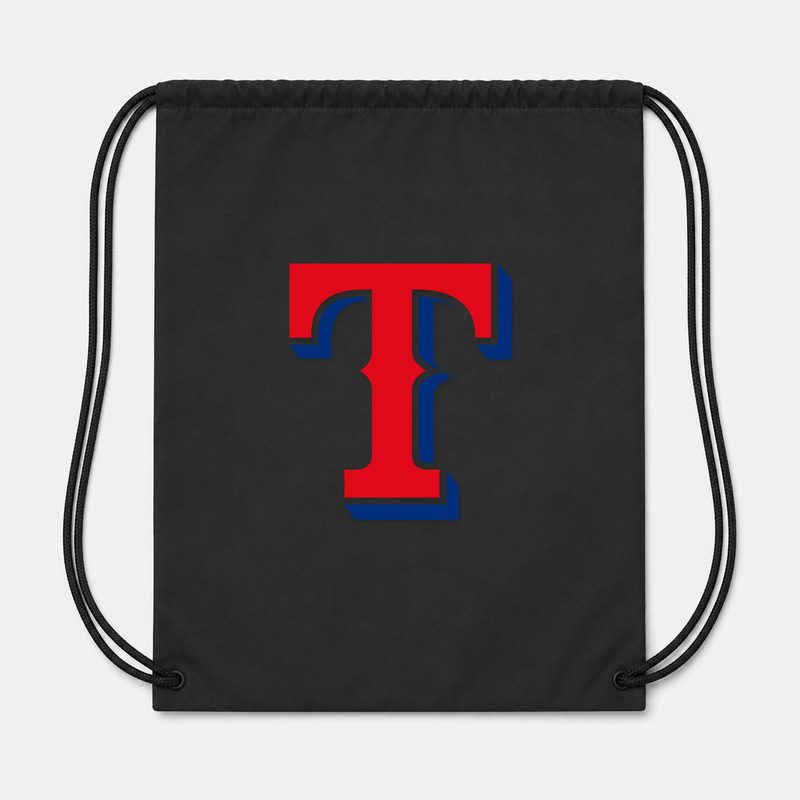 Texas Rangers Drawstring Bag - Black