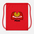 Marcos Pizza Drawstring Bag - Red