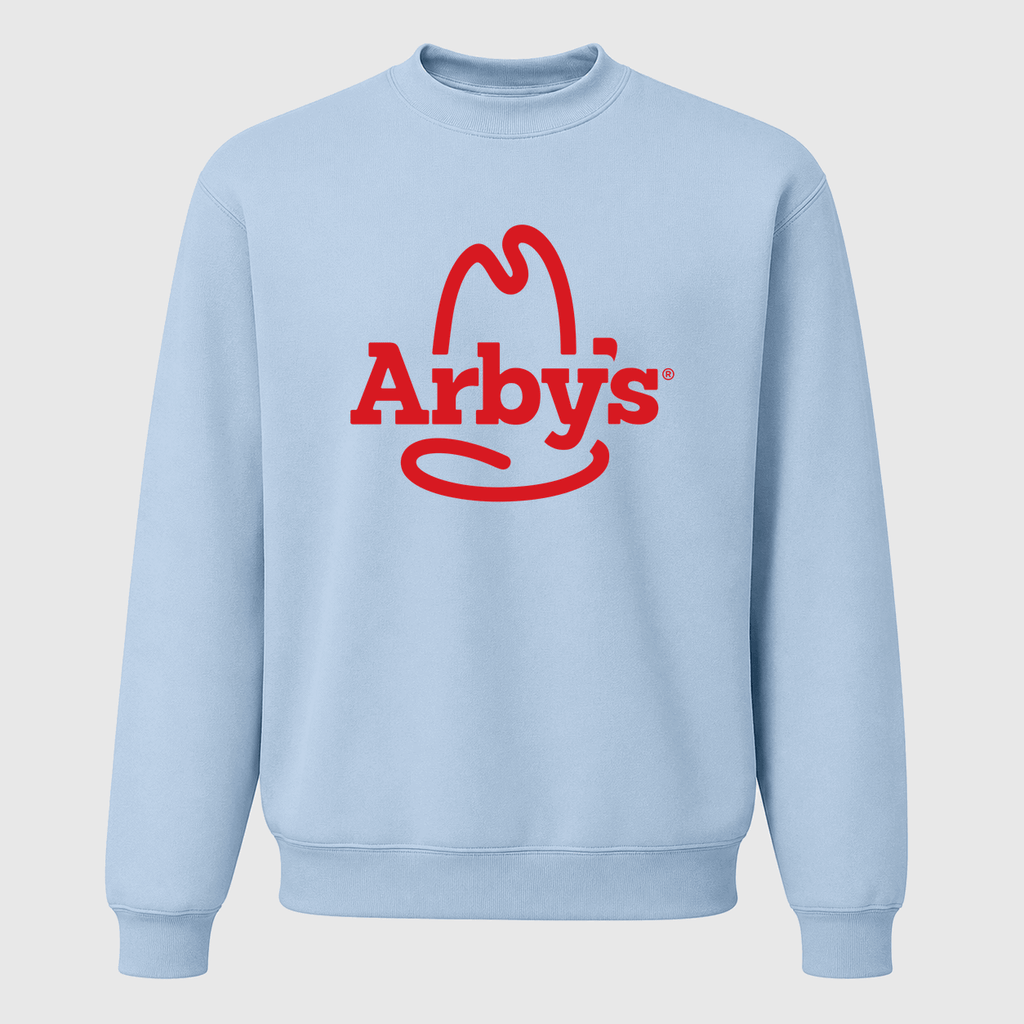 Men's Arby's Crewneck Sweatshirt - Sky Blue