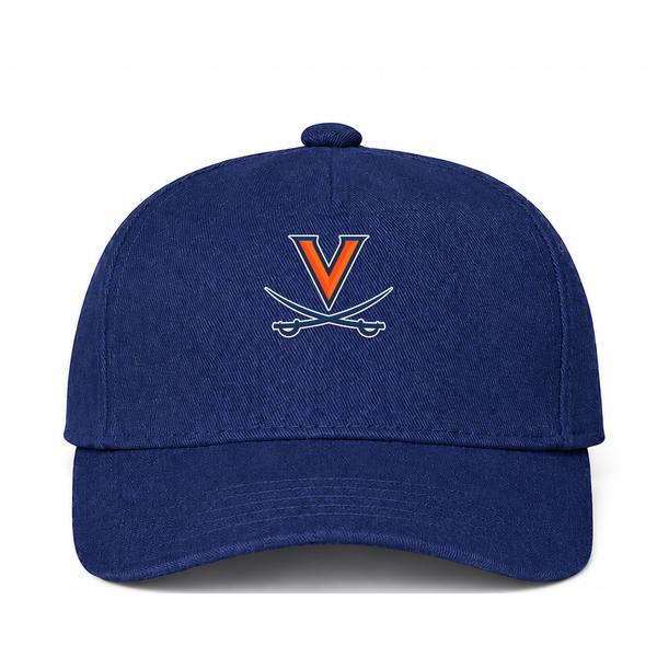 Virginia Cavaliers Logo Navy Dad Baseball Cap Hat