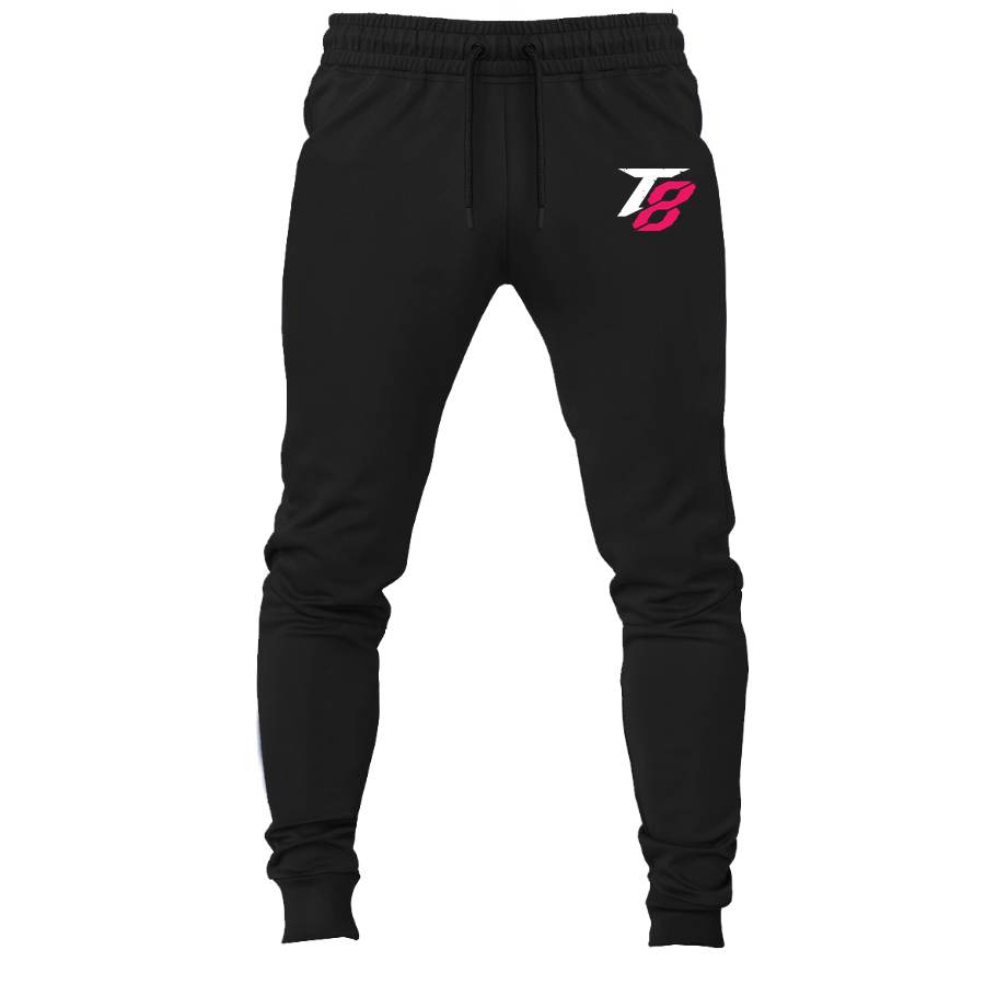 Tekken 8 White joggers sweatpants - Black