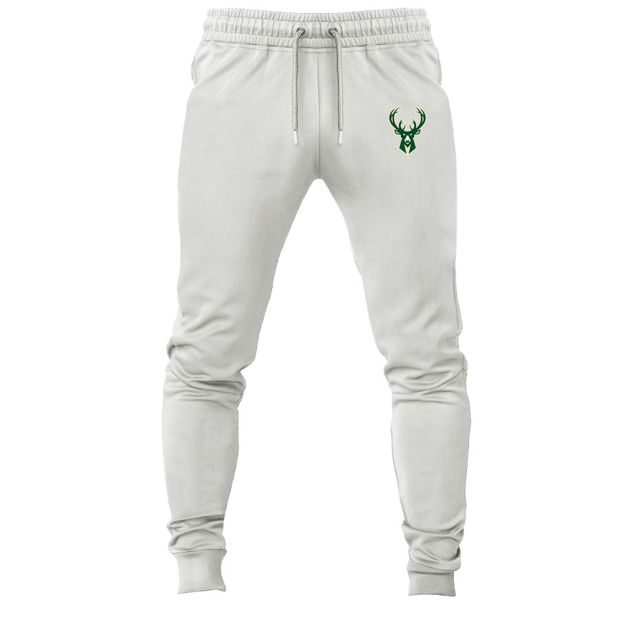 Milwaukee Bucks joggers sweatpants - White