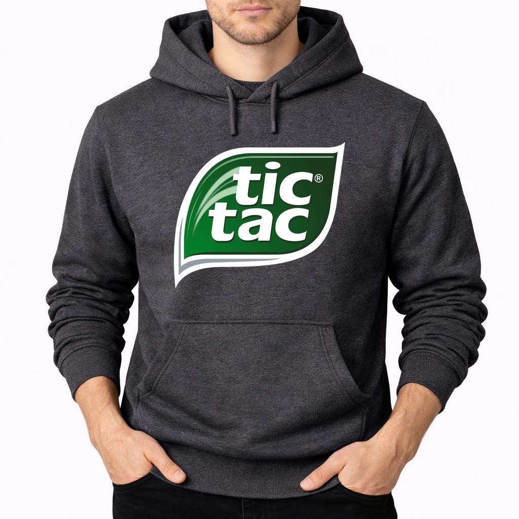 Men's Tic Tac Pullover Hoodie - Charcoal